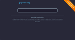 Desktop Screenshot of payspent.org